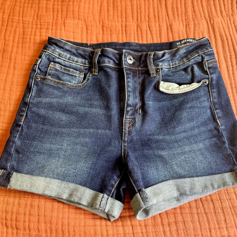 Buffalo David Bitton Dark Blue Jean Shorts